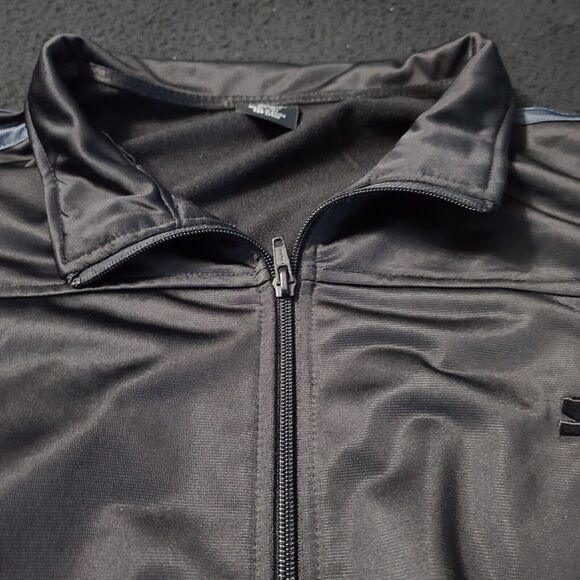 Starter Mens Jacket Black Size 3XL 100% Polyester Zip Windbreaker Long Sleeve - Picture 11 of 12